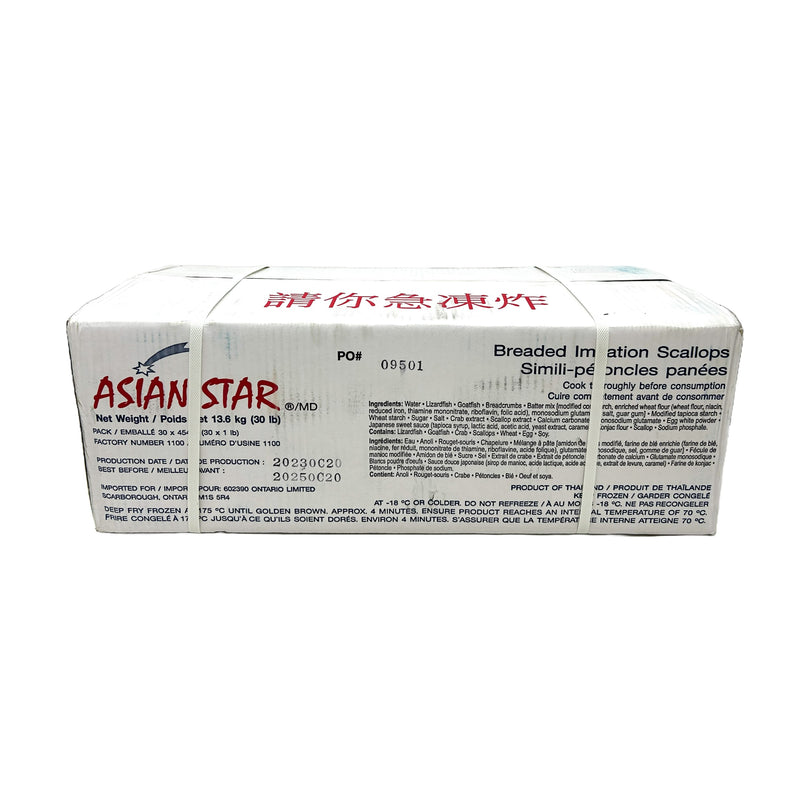 Asian Star Breaded Scallop, Case (30x454g)