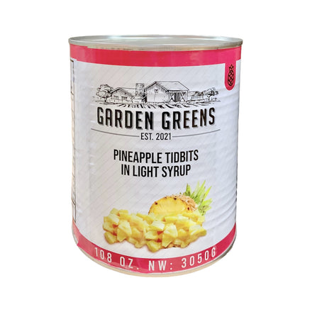 Garden & Green Pineapple Tidbit, Case (6x108 oz)
