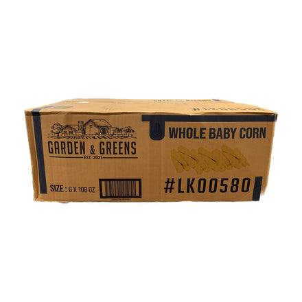 G&G Baby Corn Whole, Case (6x108 oz)