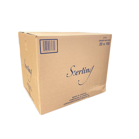 Sterling Dinner Napkin, 2-Ply, Case (20x150's)