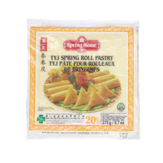 TYJ Spring Home 8.5" Spring Roll Pastry, Case (40x20's)