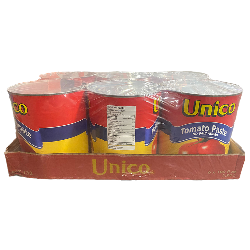 Unico Tomato Paste, 6 x 2.84L