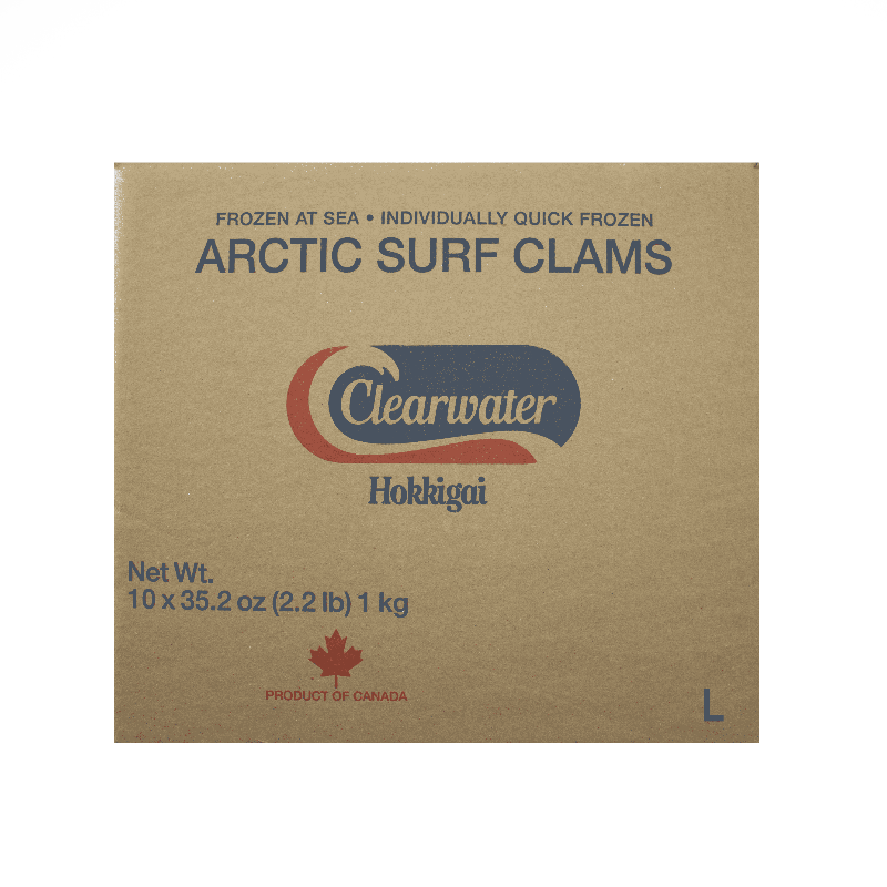Clearwater Arctic Surf Clams, Large, 10 KG