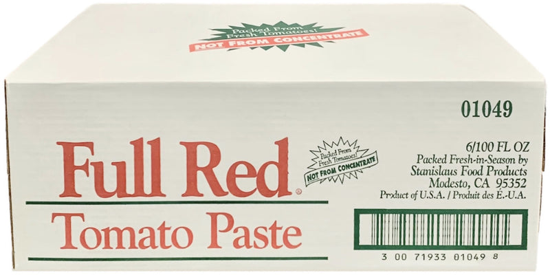 01049, Tomato Paste (6x2.84 L) Full Red