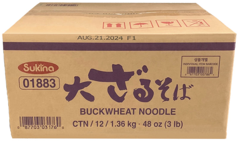 Sukina Buckwheat Noodle (12x3 LBs)