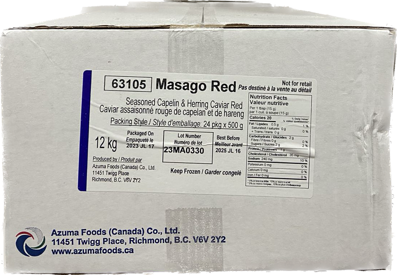 Azuma Masago Red, Case (24x500g)