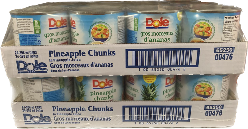 Dole Pineapple Chunk, Case (24x398 ML)