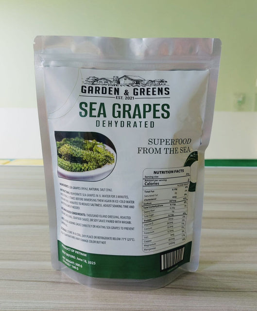 GD-0150, Dehydrated Sea Grapes (100G X 5 BG) Garden & Greens