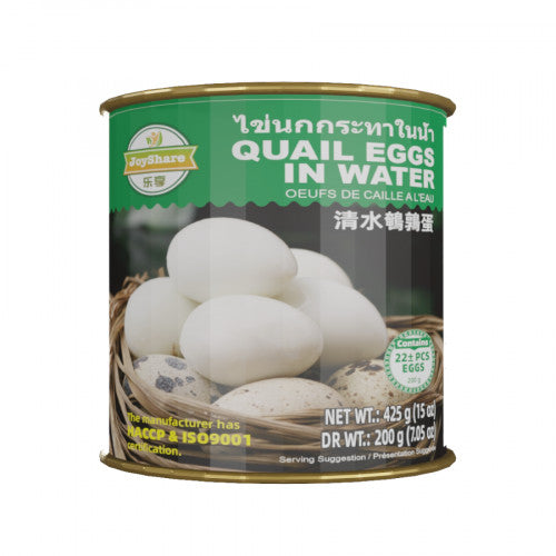 JoyShare Quail Eggs in Water, Case (24x425g)