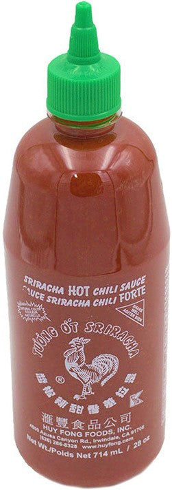 Huy Fong Sriracha Hot Chili Sauce, Case (12x28oz)