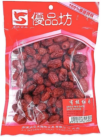 YPF Dried Red Date Seedless, Bag (170g)