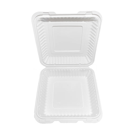 LR EP-91 Hinged White Container, Case (150PC)