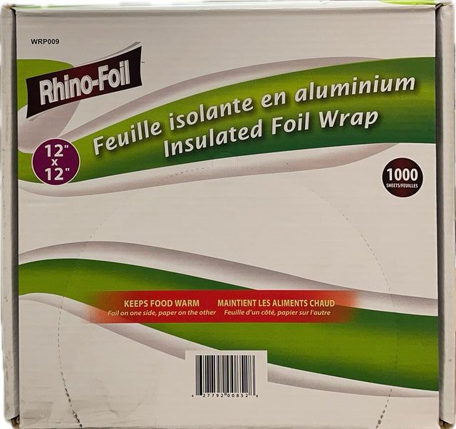 Rhino Foil - Insulated Foil Wrap - 12x12