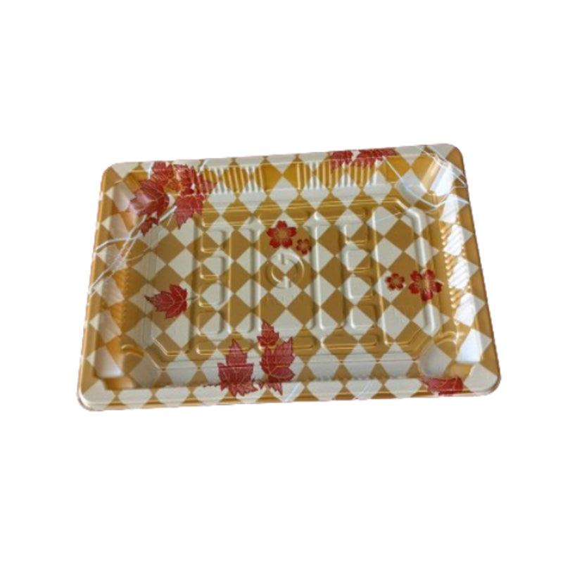 HQ-08 Gold Printed Sushi Tray Base, Case (1200's)