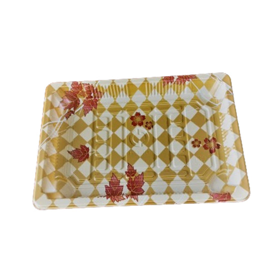 HQ-10 Gold Printed Sushi Tray Base, Case (1200's)