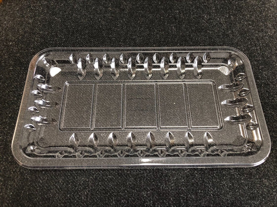 HQ-10S, 35 Clear Sushi Tray Base, Case (500's)