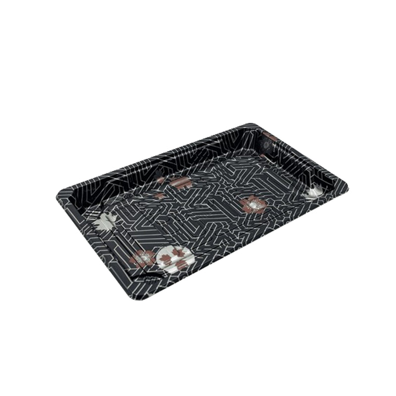 HQ-15 Black Printed Sushi Tray Base, 800 Counts