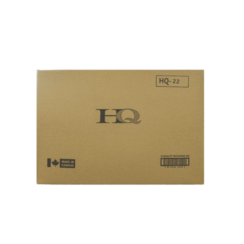 HQ-22 Clear Hinged Container, 500 Counts