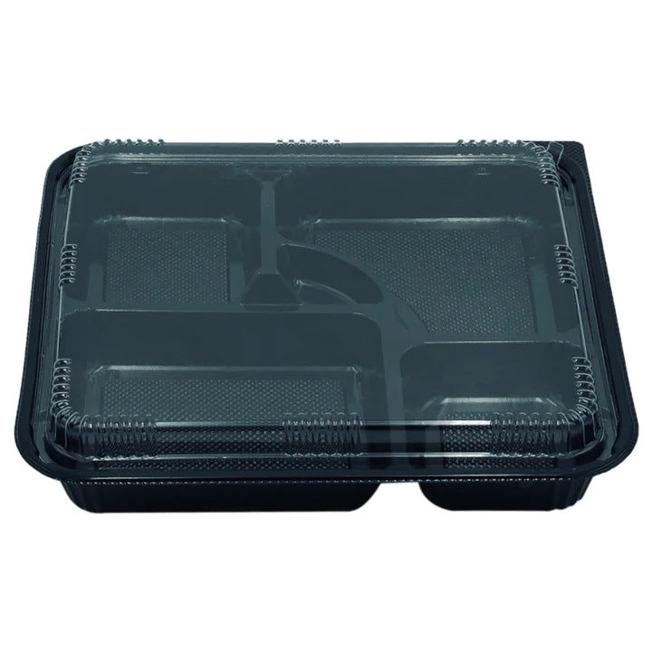 HQ-307 4-Compartment Bento Box Combo, Case (100 SETS)