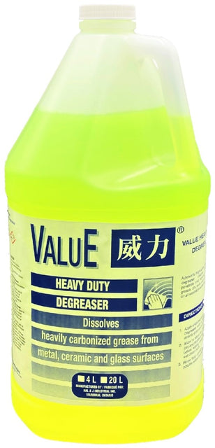 Value Heavy Duty Degreaser, Case (4x4 L)
