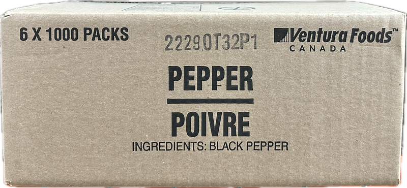 Portion Black Pepper, Case (6000's)