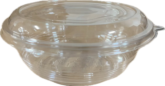 HQ-1000, 1000mL Clear Bowl with Lid, Case (200 SETS)