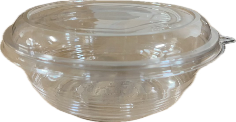HQ-1000, 1000mL Clear Bowl with Lid, Case (200 SETS)
