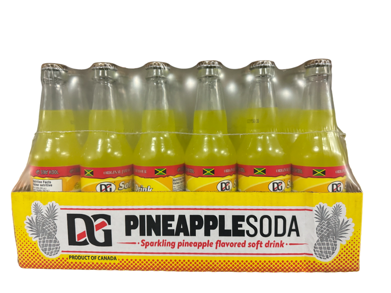 D&G Pineapple Soda, Case (24x355 ML)