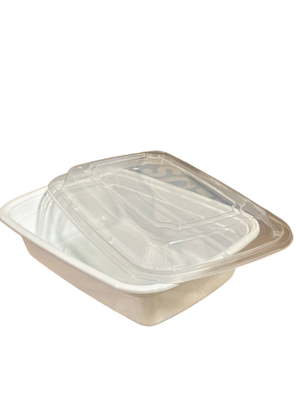 LR LR-38W 38oz. Rectangular Container Combo, Case (150 SETS)