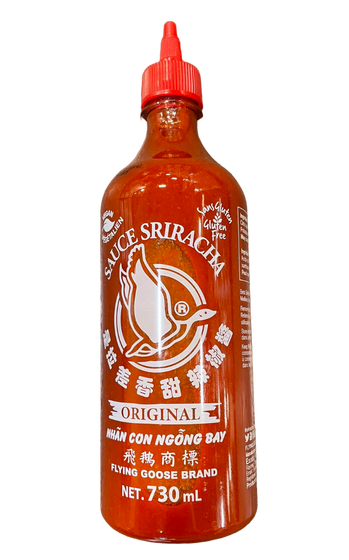 Flying Goose Sriracha Hot Chili Sauce, Case (12x730 ML)