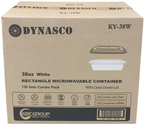 Dynasco KY-38W Rectangular Container Combo, Case (150 SETS)