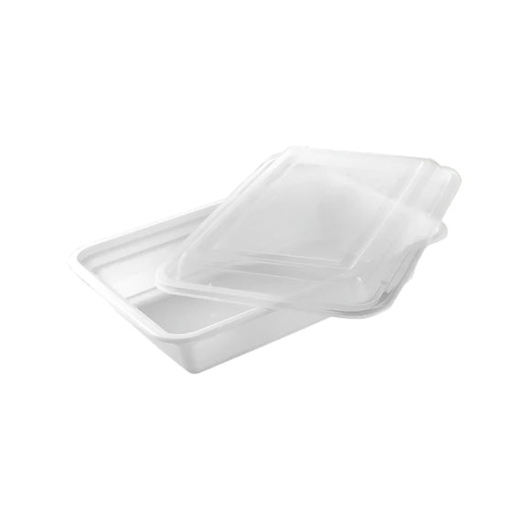 LR LR-16W 16oz. Rectangular Container Combo, Case (150 SETS)