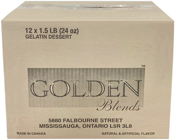 Golden Blends Lime Gelatin, Case (12x1.5 LBs)
