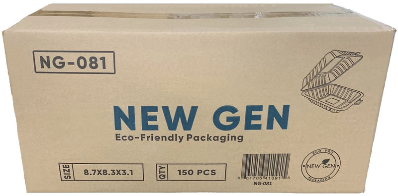 New Gen NG-081 8" Hinged Container, Case (150PC)