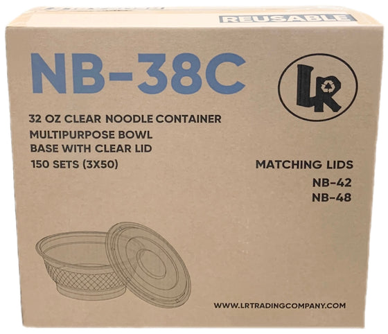 LR NB-38W 32oz Round Bowl Combo, Case (150 SETS)