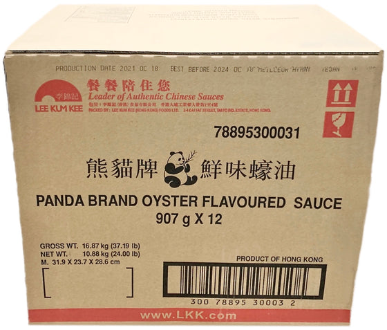 LKK Panda Oyster Flavored Sauce, Case (12x907g)