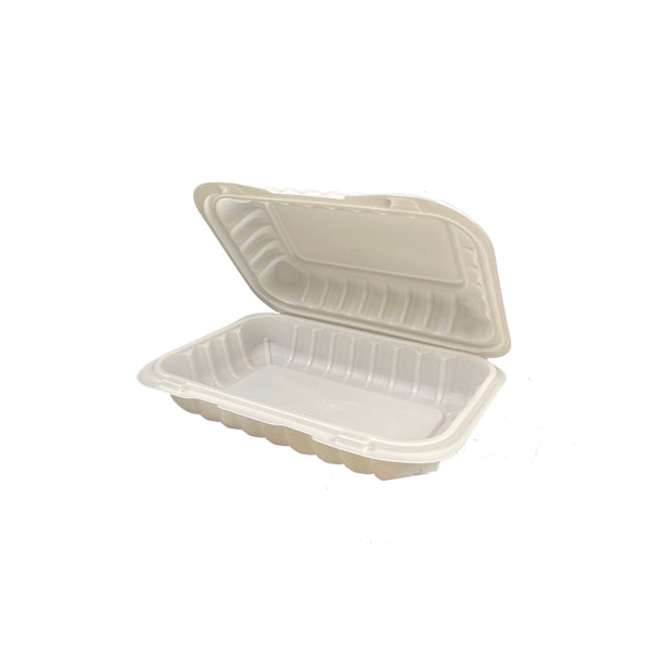 EcoMates RP-206 Shallow Hinged Container, Case (150 Counts)