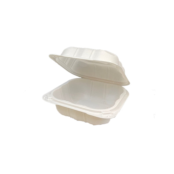 Ecomates RP-224 5"Hinged Sandwich Containers, Case (250 Counts)