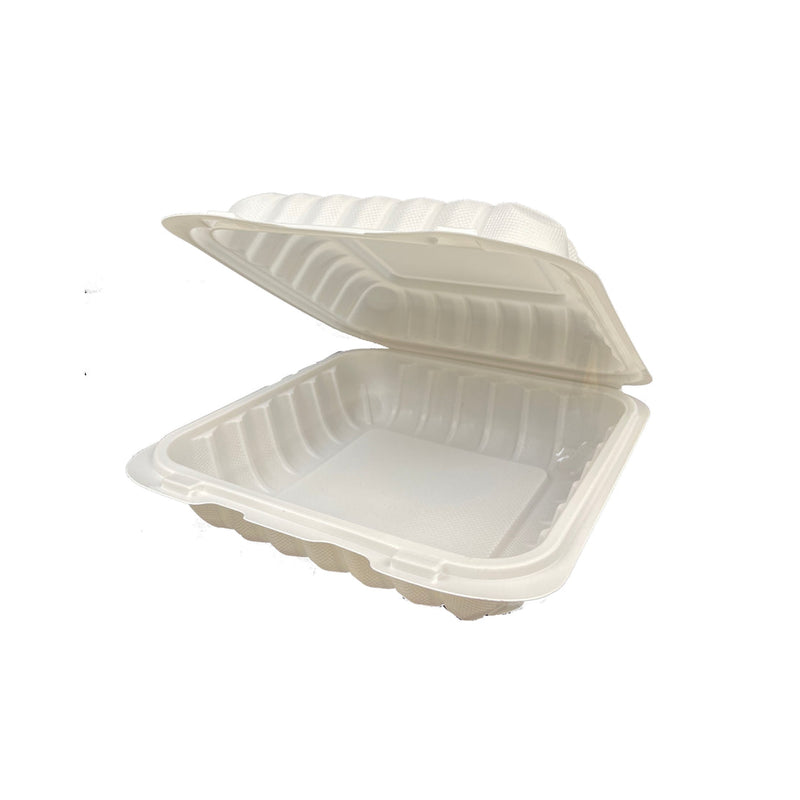 Ecomates RP-801 Large Hinged Lid Containers, Case (150 Counts)