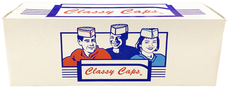 Classy Caps Paper Chef Hat, Red Strap, Case (100's)