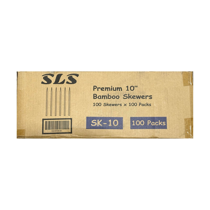 SLS SK-10 Bamboo Skewers 10", Case (100x100's)
