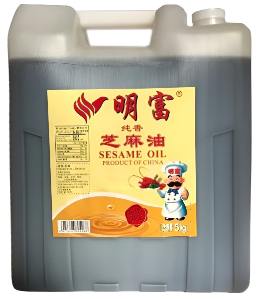 MING FU Sesame Oil, Case (4x5 KG)