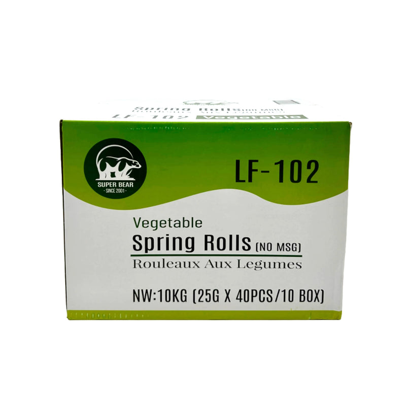 Super Bear Vegetable Spring Roll LF-102 (Mini), Case (10x40x25g)