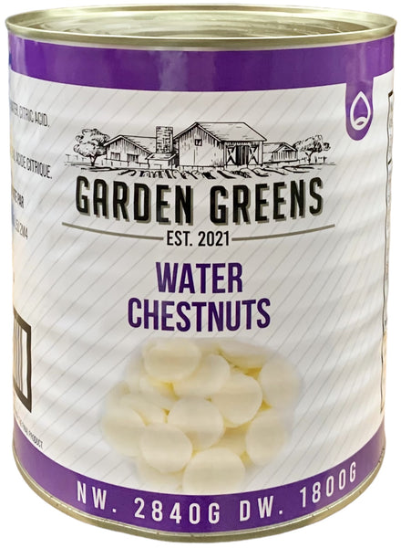 G&G Water Chestnuts Sliced, Case (6x109 oz)