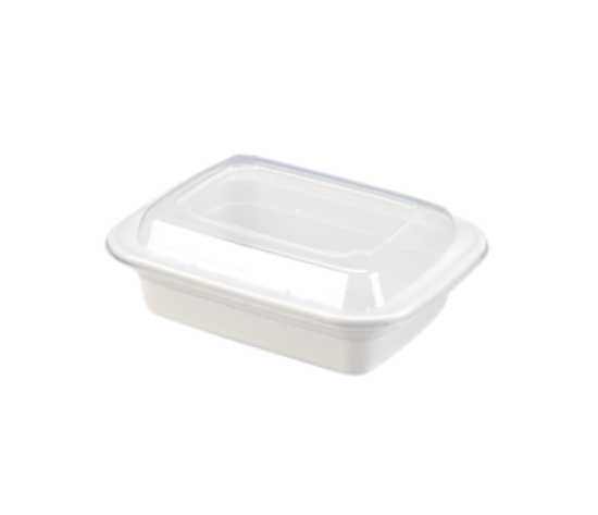 LR LR-12W 12oz. Rectangular Container Combo, Case (150 SETS)