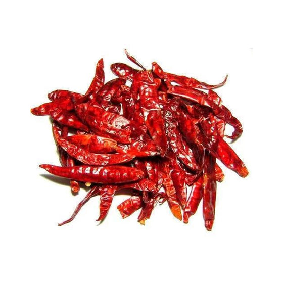 Dried Red Chilli Whole, Bag (5 LB)