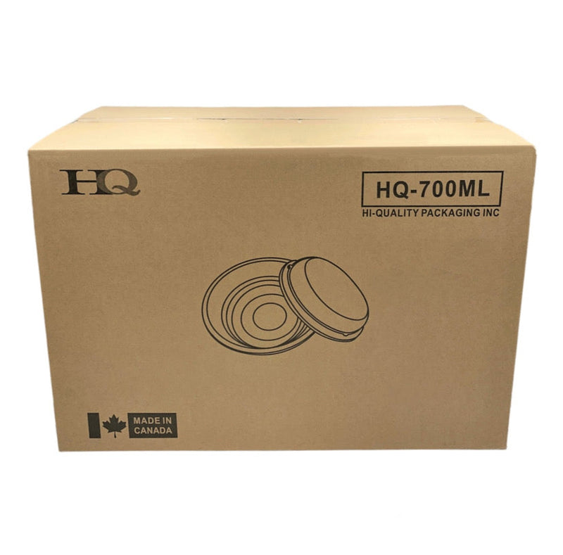 HQ-700ML PET Clear Bowls Combo, Case (150 SETS)