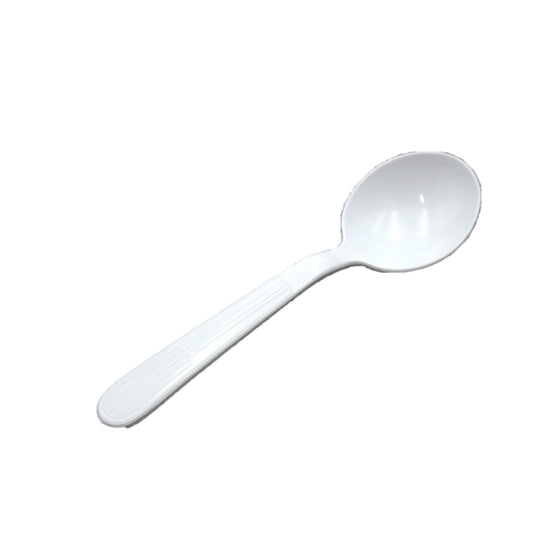 Dynasco DC-45S Heavy Weight White Soup Spoon, 1000 Counts