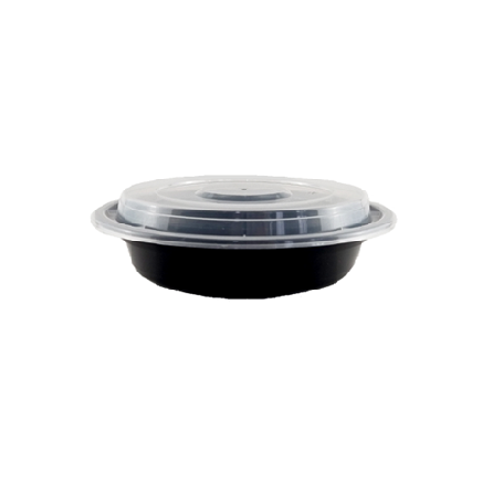 LR LY-16 16oz. Circular Container Combo, 150 SETS