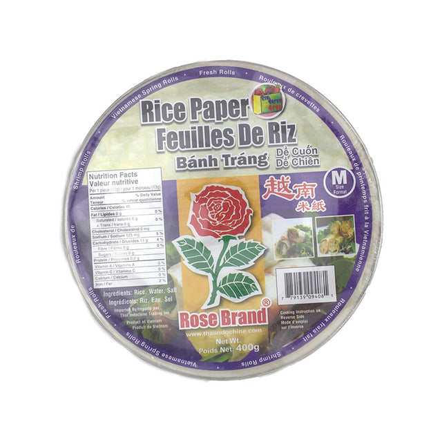 Rose Brand Round Rice Paper, Medium, 40 BX